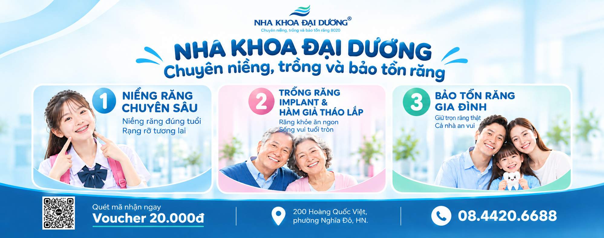 Nu cuoi toa sang cung Nha khoa Dai Duong